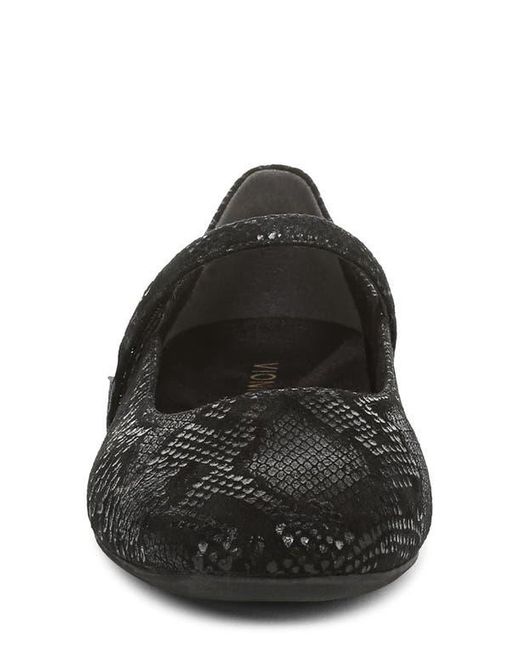 Vionic Black Alameda Mary Jane Flat
