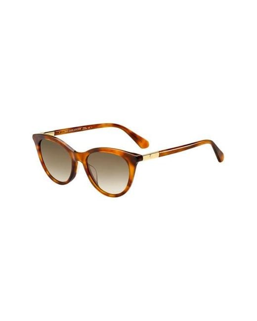 Kate Spade Brown Janalynn 51Mm Gradient Rectangular Sunglasses