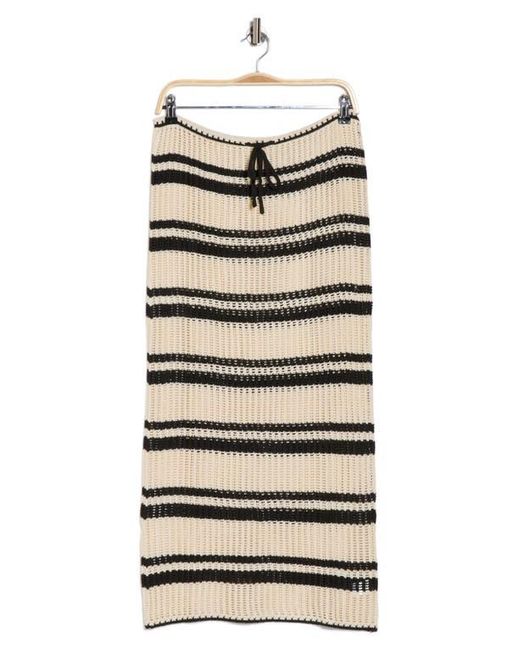 Elan Multicolor Drawstring Maxi Skirt
