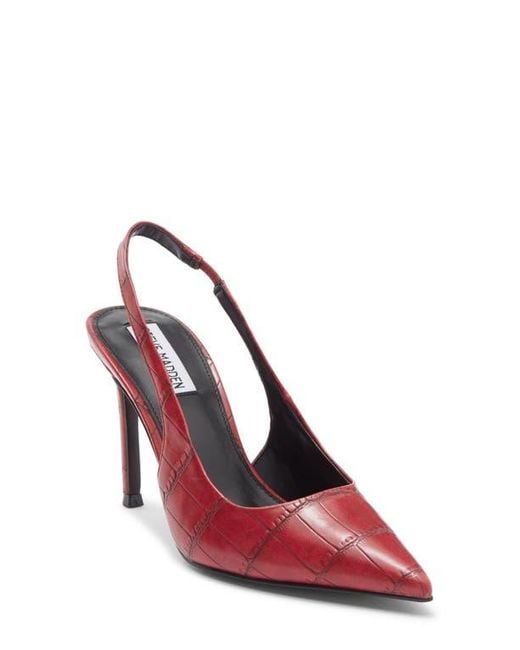 Steve Madden Red Juliya Slingback Pump
