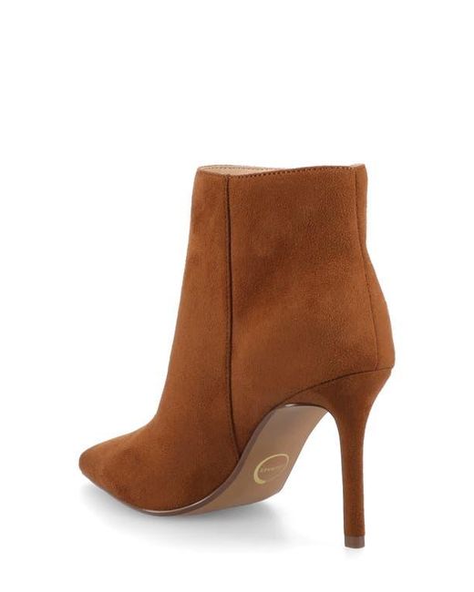 Journee Collection Brown Leyna Zip Boot