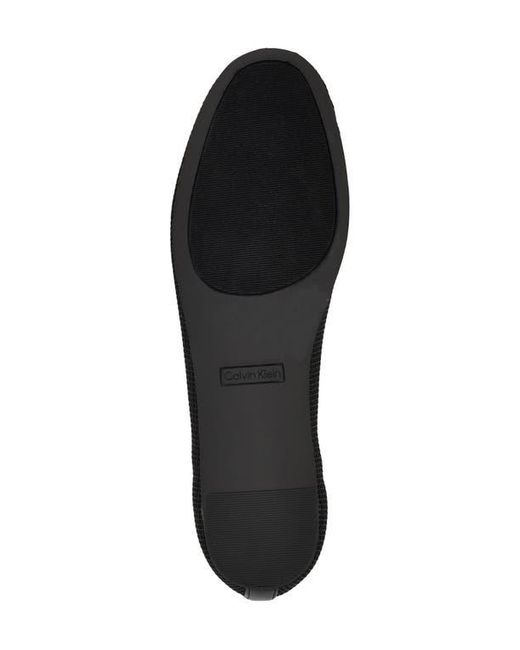Calvin Klein Black Zinya Flat