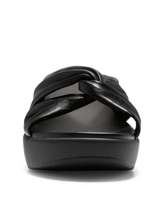 cole haan aubree grand knotted slide sandal