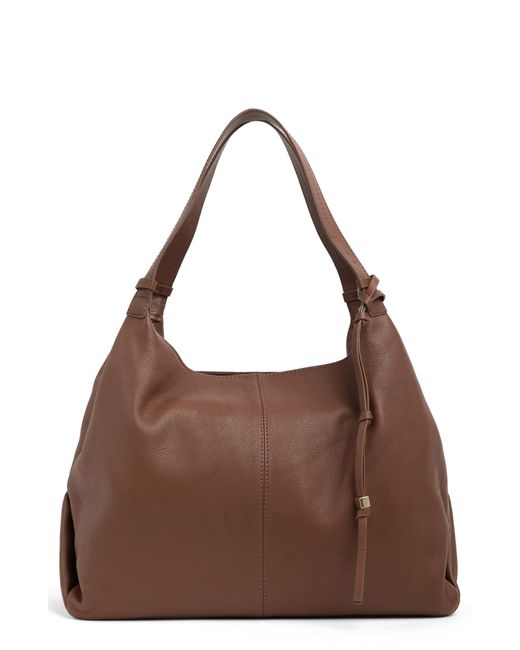 Vince Camuto Brown Corin Leather Tote