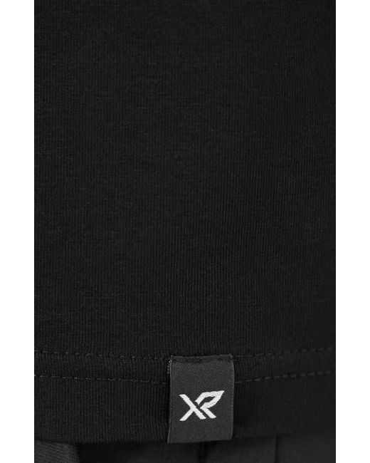 Xray Jeans Black Crewneck Long Sleeve T-Shirt for men