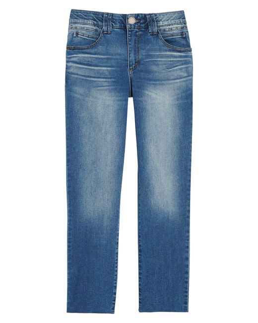 Democracy Denim Ab Technology High Waist Straight Leg Jeans In Mble in