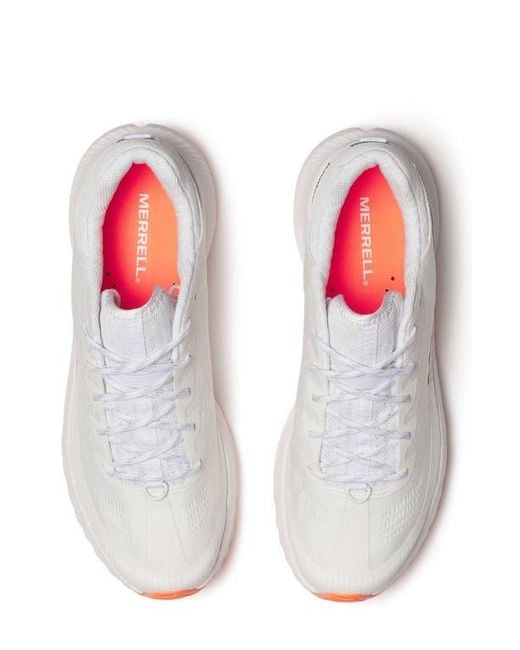 Merrell White Agility Peak 5 Running Shoe for men