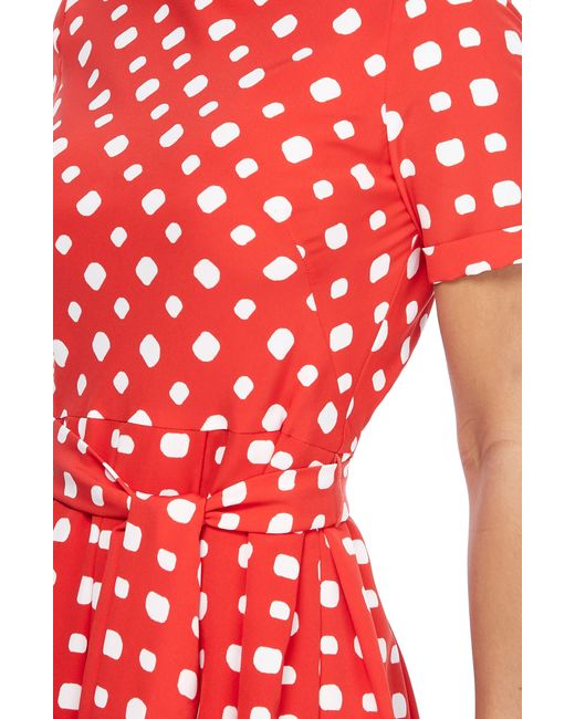 maggy london polka dot dress