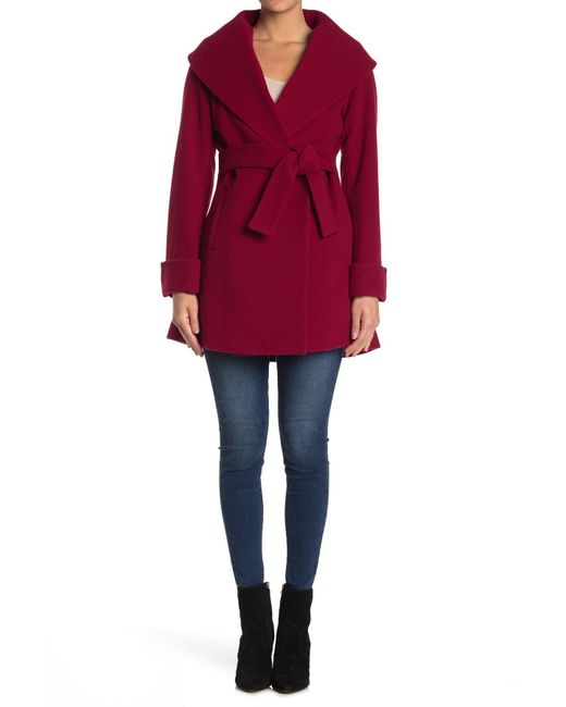 trina turk wrap coat