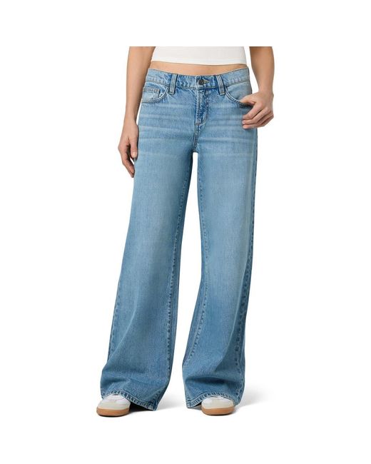 Joe's Jeans Blue Low Rise Wide Leg Jeans