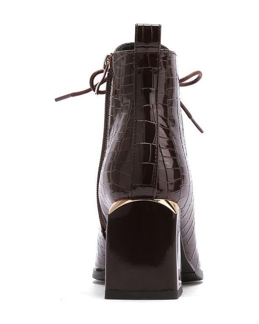 Ninety Union Brown Fantastic Lace Up Boot