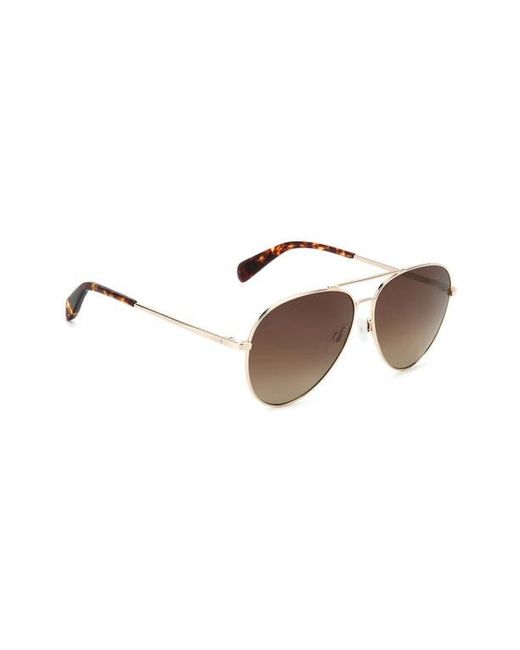 Rag & Bone Brown 59Mm Aviator Sunglasses for men