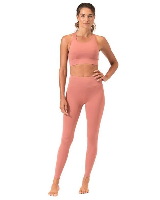 Threads For Thought Red Jackie High Waist Leggings