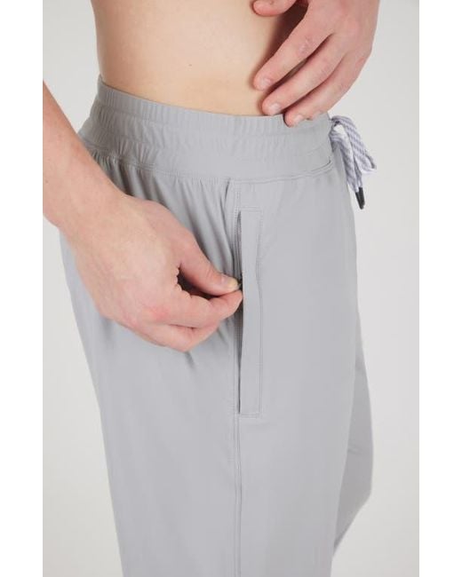 90 Degrees Gray Warp X Fast Line Joggers for men