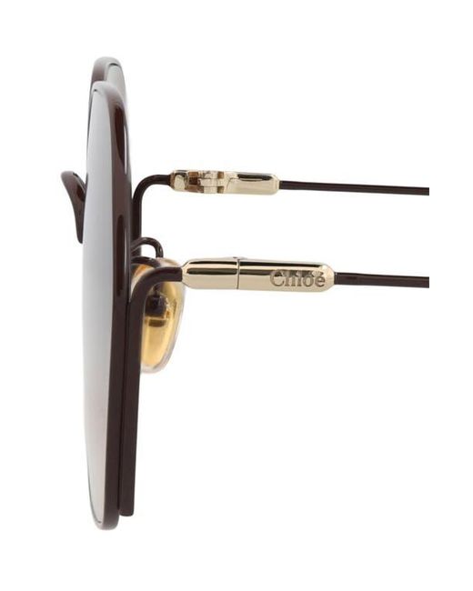 Chloé Multicolor 59Mm Rectangular Gradient Sunglasses