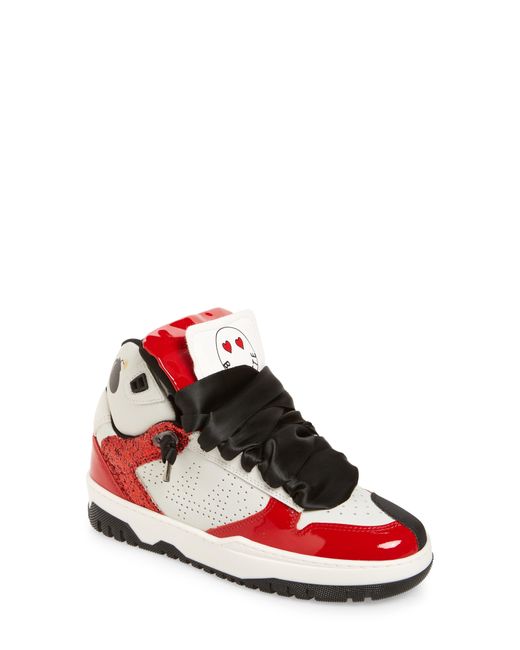 P448 Red Marvin High Top Sneaker