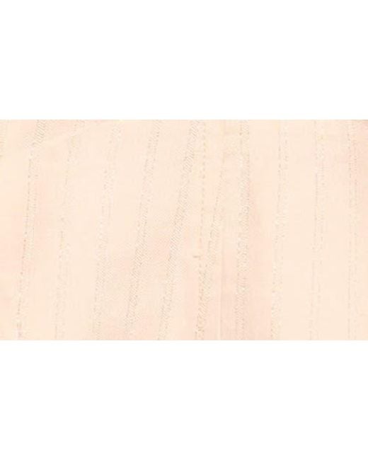 Ramy Brook Natural Metallic Stripe Vest