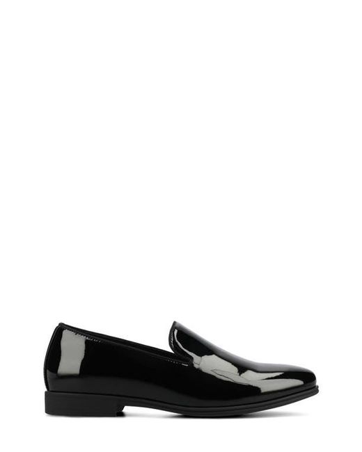 Vance Co. Black Giovanni Plain Toe Loafer for men