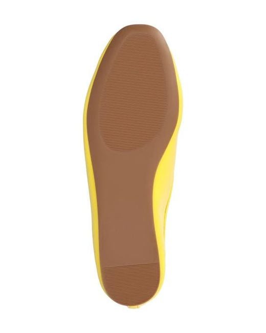 Journee Collection Yellow Fortune Flat