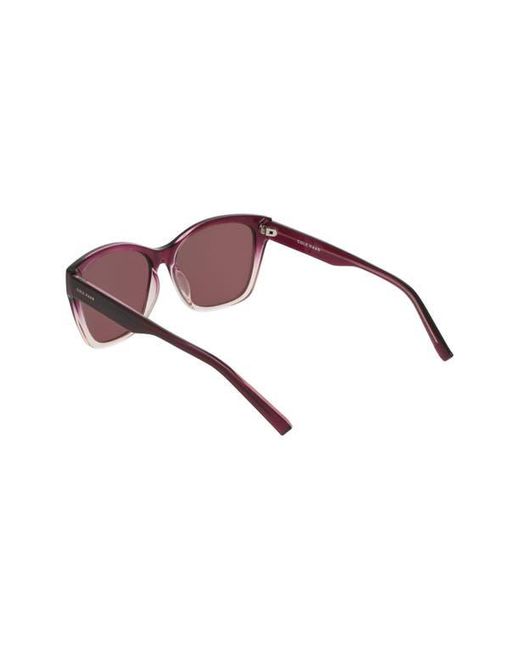 Cole Haan Purple 57Mm Modified Square Sunglasses for men
