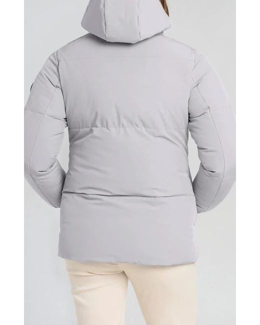 Noize Gray Stacy Water Resistant Hooded Puffer Jacket