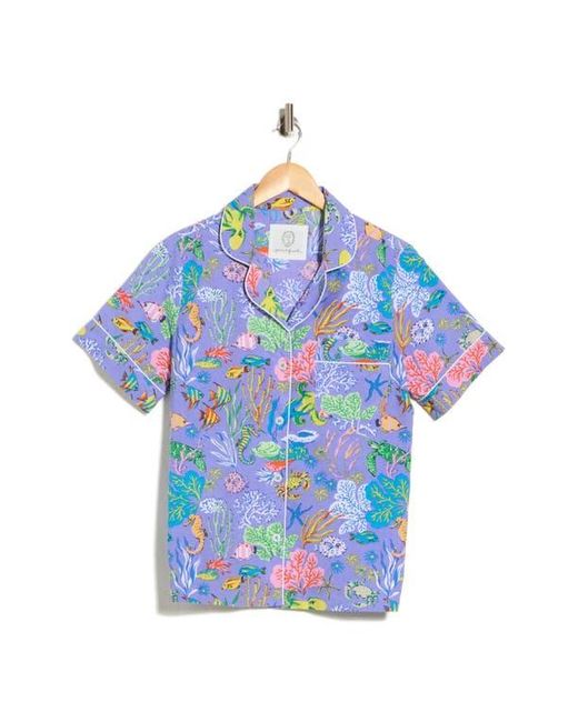 Printfresh Blue Organic Cotton Pajama Top
