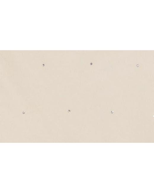 A.L.C. Natural Georgia Embellished Satin Top
