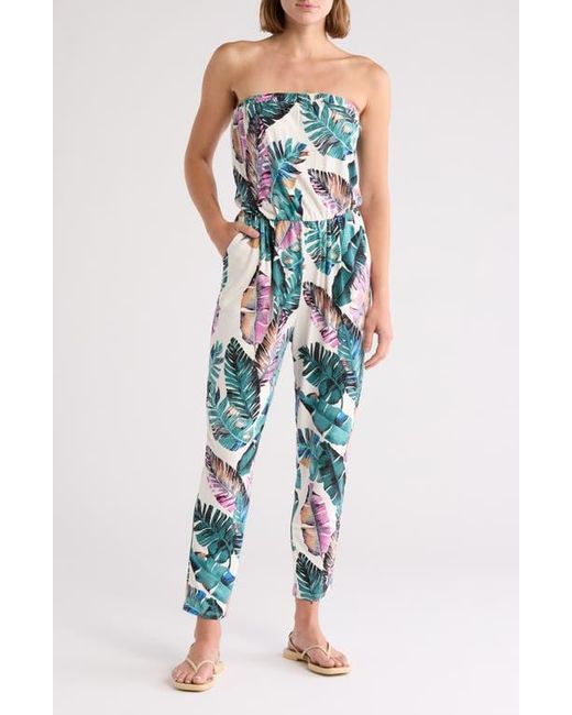 Tart Collections Jackelyn Strapless Jumpsuit in Blue Lyst