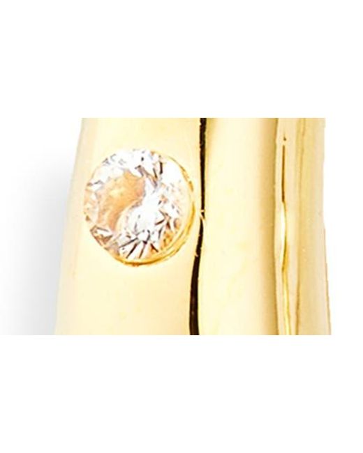 Nordstrom Rack Metallic 2-Pack Demi-Fine Oval Hoop Earrings