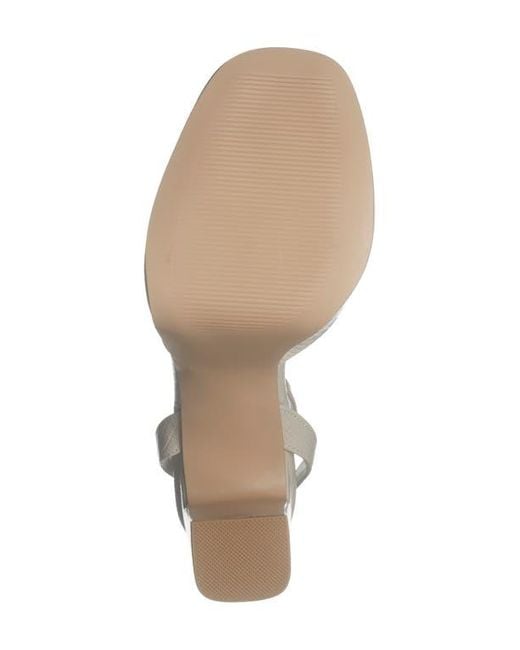 Steve Madden Natural Kymmee Platform Pump