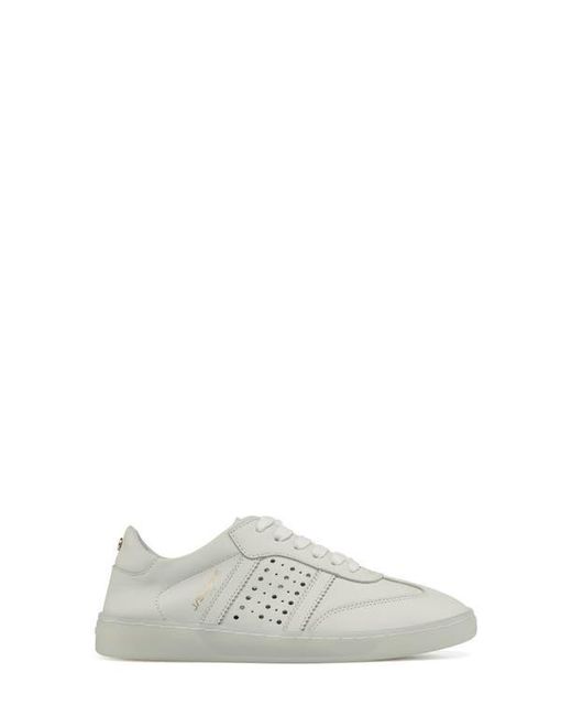 J/Slides White Hunter Leather Sneaker