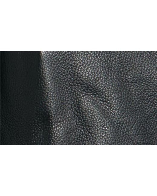 Boss Black Monier Leather Zip Jacket for men