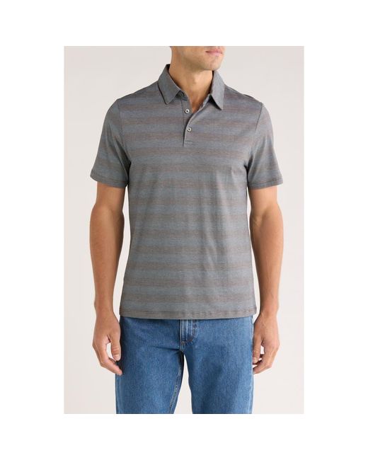 WESTZEROONE Gray North Bay Polo for men
