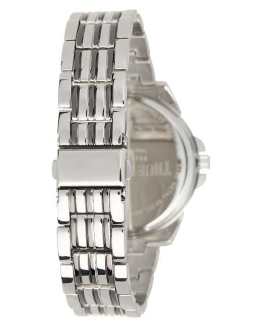 True Religion White Two-Tone Buddha Bracelet Watch, 44.5Mm & Assorted Bracelets Set for men
