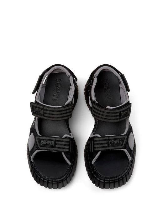 Camper Black Pix Bcn Platform Sandal
