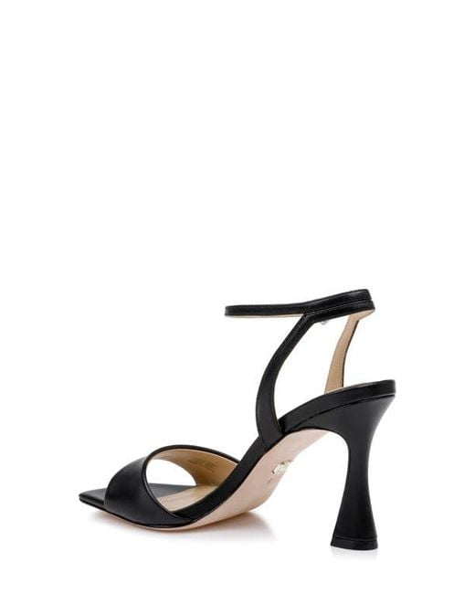Badgley Mischka Black Cady Sandals, Leather