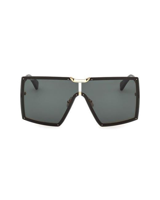 Max Mara Black 69Mm Shield Sunglasses