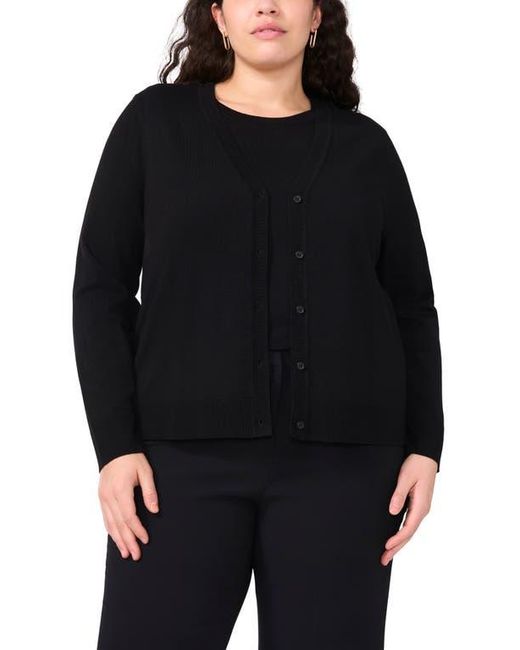 Halogen® Black Sleeveless Knit Shell