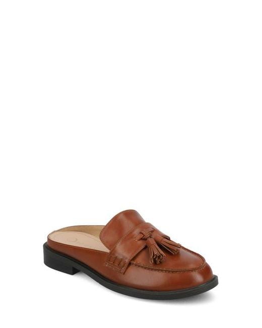 Journee Collection Brown Azura Tassel Loafer