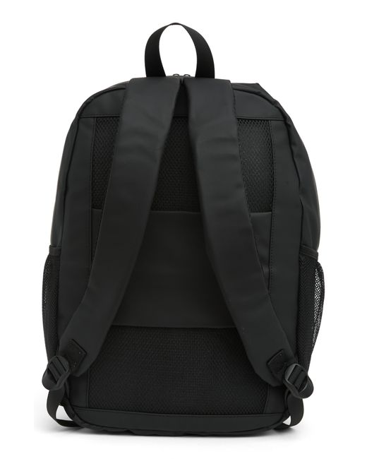 Duchamp Black Diagonal Zip Backpack for men
