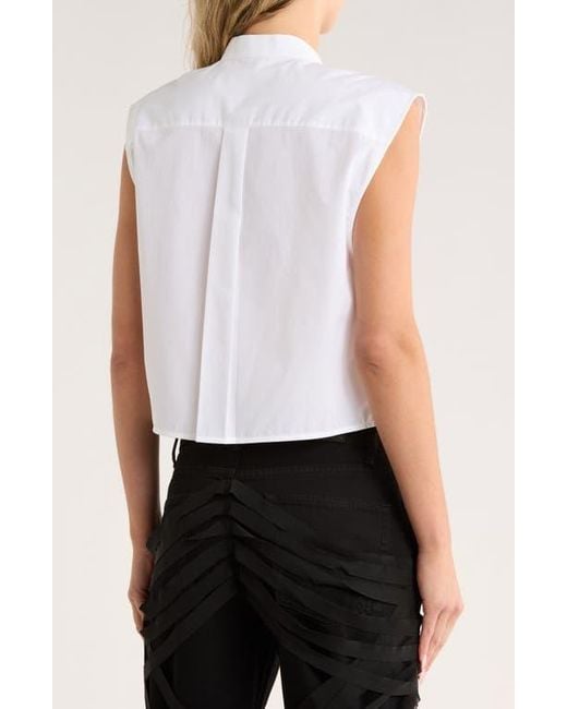 Helmut Lang White Tux Cotton Shirt