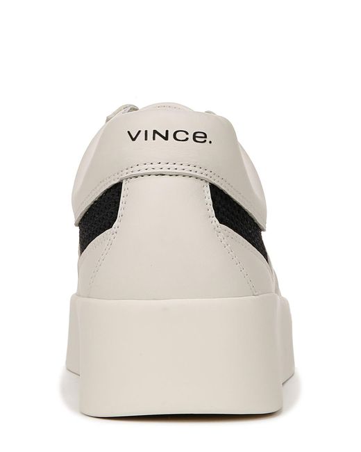 Vince White Warren Ii Platform Sneaker