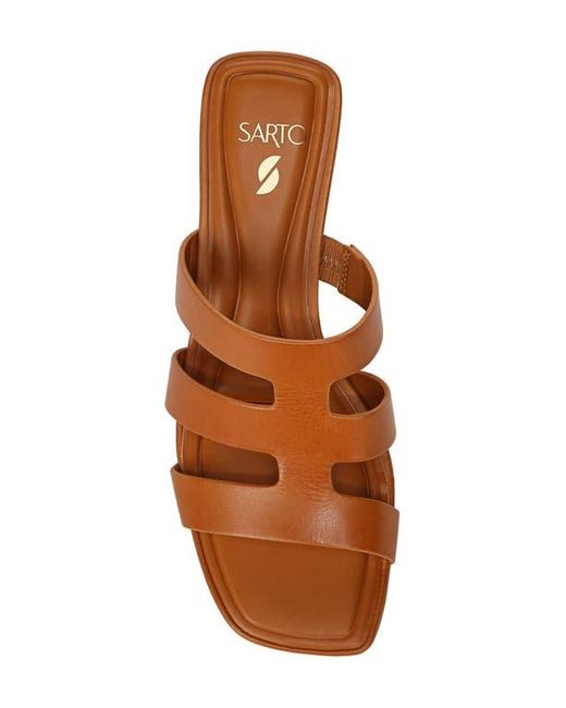 Franco Sarto Brown Flexa Carly Slide Sandal
