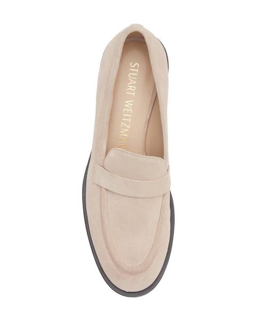 Stuart Weitzman Natural Palmer Loafer