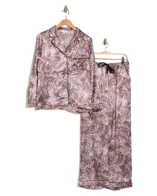 In Bloom by Jonquil Pink Long Sleeve Top & Pants Pajamas