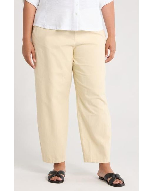 Eileen Fisher Natural Jersey Ankle Lantern Pants