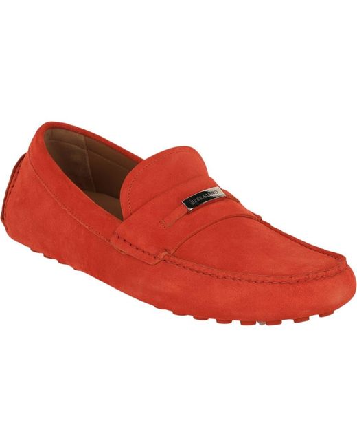 Ferragamo Grenoble Suede Drivers Red Mens Salvatore Ferragamo Grenoble Suede Drivers | ShopSimon main image 2