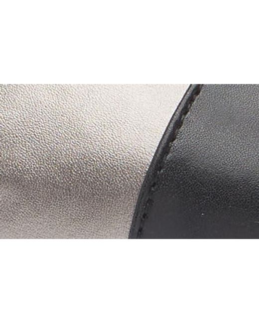 Tahari Gray Loft Cap Toe Mary Jane Flat
