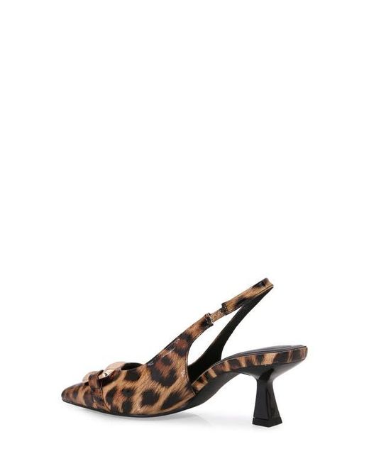 BERNESS Multicolor Kitten Heel Slingback Pump
