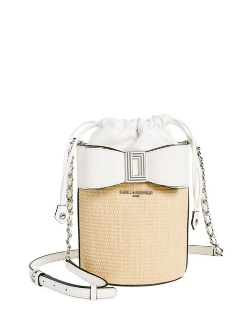 Karl Lagerfeld Natural Ikons Bucket Bag